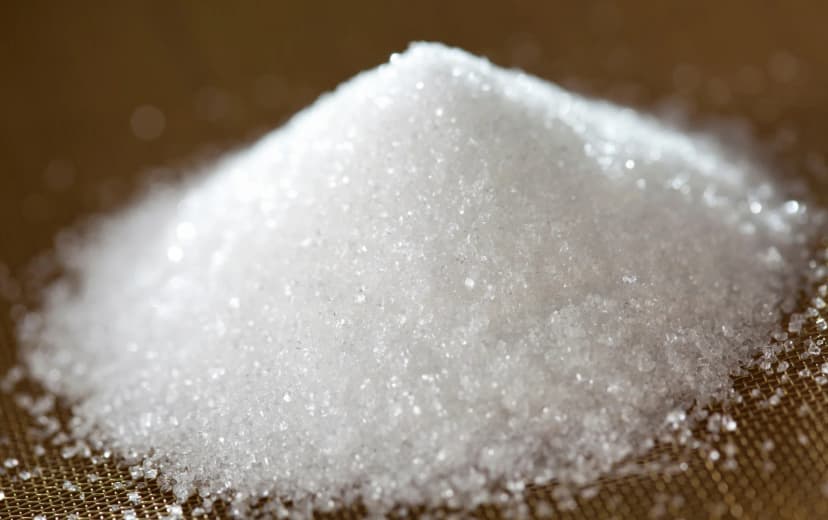 top view of sugar place saprate in the table